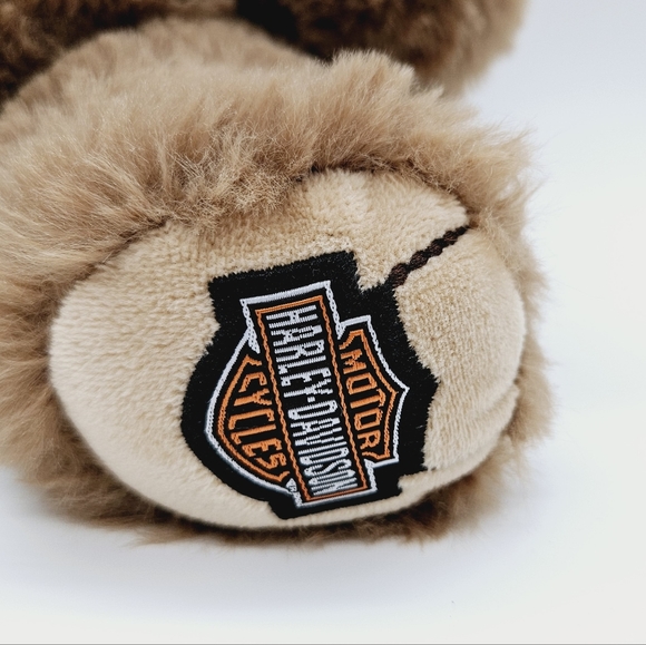 HARLEY DAVIDSON | motorcycle biker bandana plush stuffed teddy bear - Picture 3 of 9
